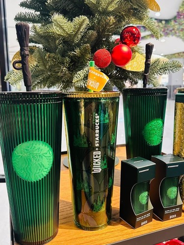 Starbucks Thailand Wicked Movie Cup / Tumbler / Keychain Collection Brand New - Picture 4 of 24