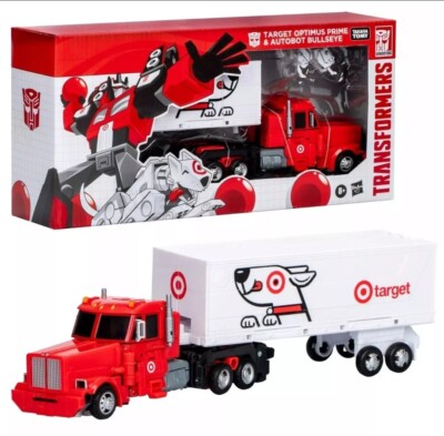 Transformers X Target Optimus Prime & Autobot Bullseye 