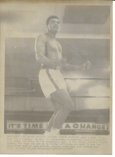 (Lot of 15) MUHAMMAD ALI 60-70s Vintage Laser Wire Press Boxing Photos - 画像7/12