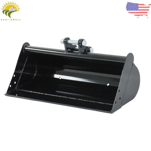 800mm Plain Flat Handling Bucket Attachment with 2 pins For Mini Excavator