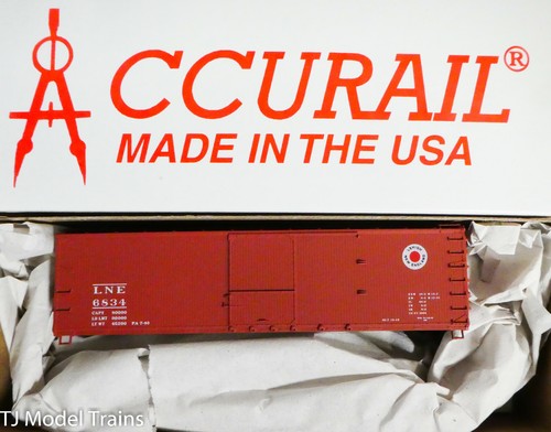 Accurail HO #4643 Lehigh y Nueva Inglaterra (40' Dbl. Shth. Caja de madera (combinamos envío) | Zustand: New