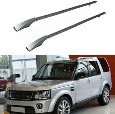 2Pcs Side Rail Bar Roof Rail Rack Fit for Land Rover Discovery LR4 2010-2016 