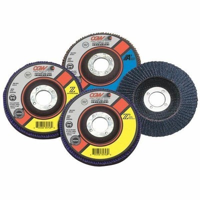 Type 27 4 1//2/" Z3 flap disc CGW 42305 Box of 10 80 grit 100/% zirconia