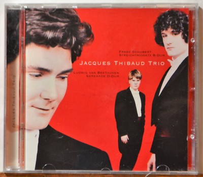 CD Jacques Thibaud Trio Schubert Streichtriosatz B-Dur Beethoven Serenade NICE