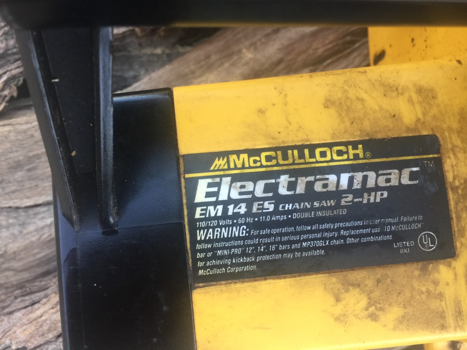 McCulloch ElectraMac 14ES 2 HP Chainsaw cooling Fan. New, OEM eBay