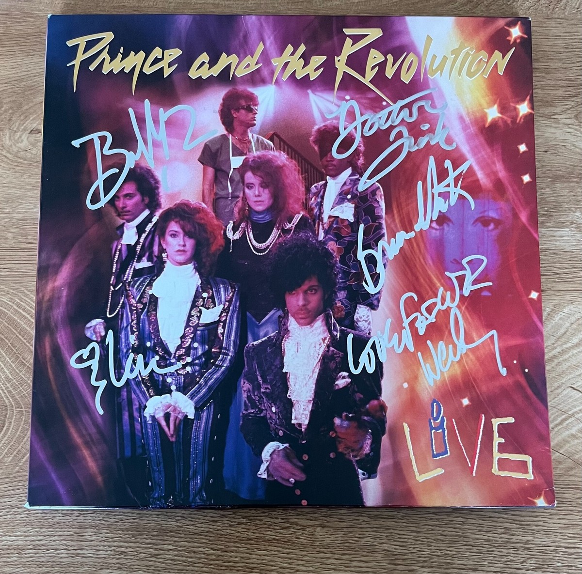 PRINCE & THE REVOLUTION 　EPレコード　ボックスセット THE REVOLUTION * signed vinyl album * PRINCE & THE REVOLUTION LIVE