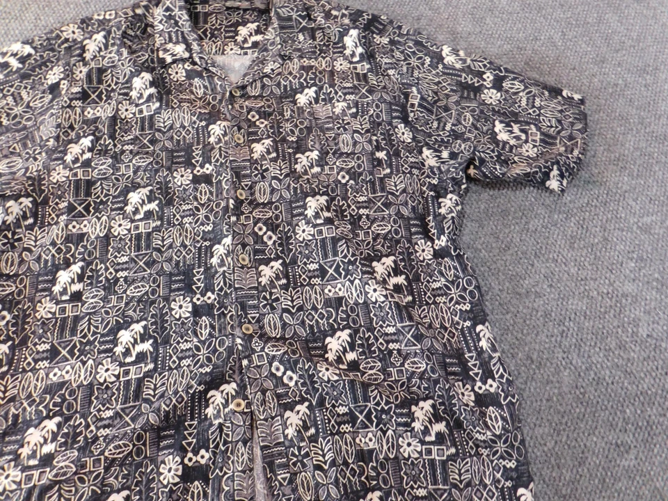 Vintage Ocean Pacific Mens Shirt 2XL XXL Hawaiian Sport Floral Classic - Image 4 of 4
