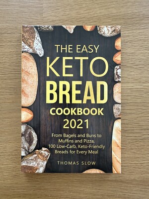   Keto   Kochbuch The Easy Bread Cookbook 2021 Brot Pizza & Muffins NEU