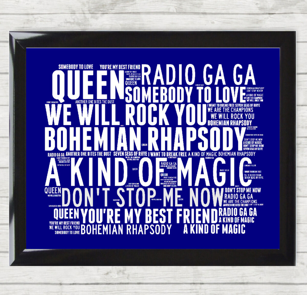 Queen 'Love Of My Life' Freddie Mercury Song Lyric Print - Bohemian  Rhapsody - Valentines day Gift - Queen Poster - Freddie Mercury print