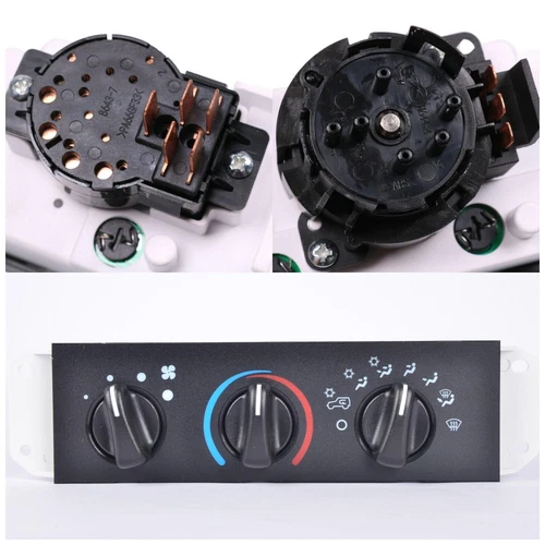 For 2005-2006 Jeep Wrangler Climate Control Module 55056558AA HVAC Control Unit - Picture 7 of 12