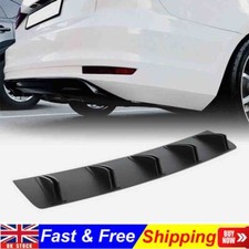 For Vauxhall Vivaro Astra VX Rear Bumper Spoiler Diffuser 10-Fins Splitter Lip M