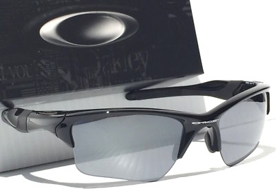 NEW* Oakley HALF JACKET 2.0 Shiny Black with Black Iridium