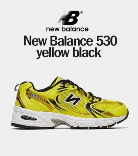 New Balance 530 Retro Sulphur Yellow Running Shoes MR530SE Men's
