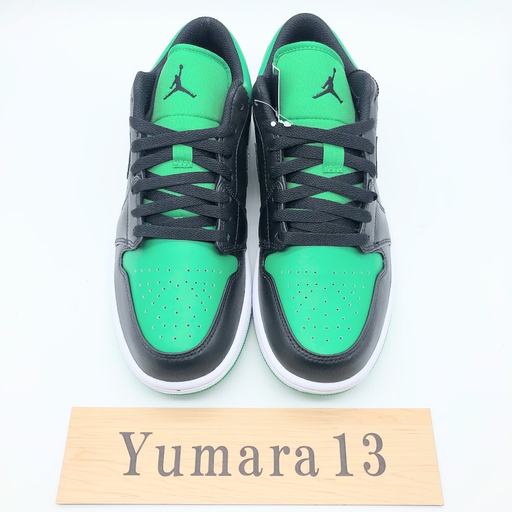 Nike Air Jordan 1 Low Lucky Green Black 553558-065 Men's