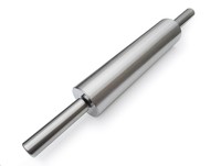 Stainless Steel Rolling Pin 2.4 X 17.6 Inch For Baking Bakery Cookies Chapati - Stainless Steel Rolling Pin 2.4 X 17.6 Inch For Baking Bakery Cookies Chapati -
