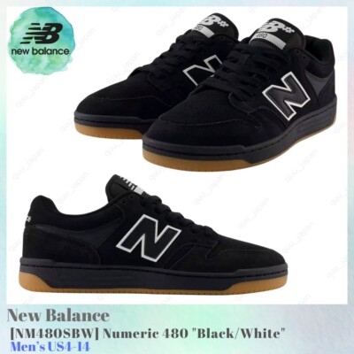 New Balance Numeric 480 Black White NM480SBW Men's US4-14 NEW