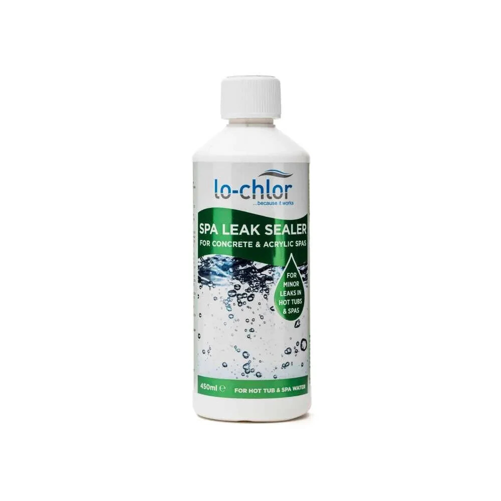 HOT TUB SPA LO CHLOR LEAK SEALER 450ml FOR MINOR LEAKS IN THE SHELL OR PIPE WORK