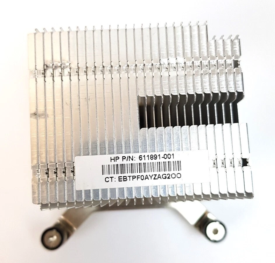 HP Hewlett-Packard 4000 4300 Pro CPU Heatsink W Mounting Screws 611891-001 - Image 2 of 4