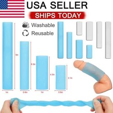 Male-Penis Extender Stretcher Replace Vacuum Enhancer Enlarger Silicone Sleeve