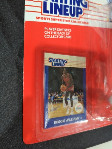 1988 Starting Lineup First Year NBA Reggie Williams With Protective Case C Pics - Picture 5 of 13