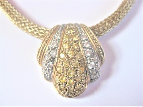Collana con Ciondolo Argento Dorato 24,6 G