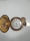 Working Antique 1902 Waltham Seaside Pocket Watch in Large Gold Filled Case