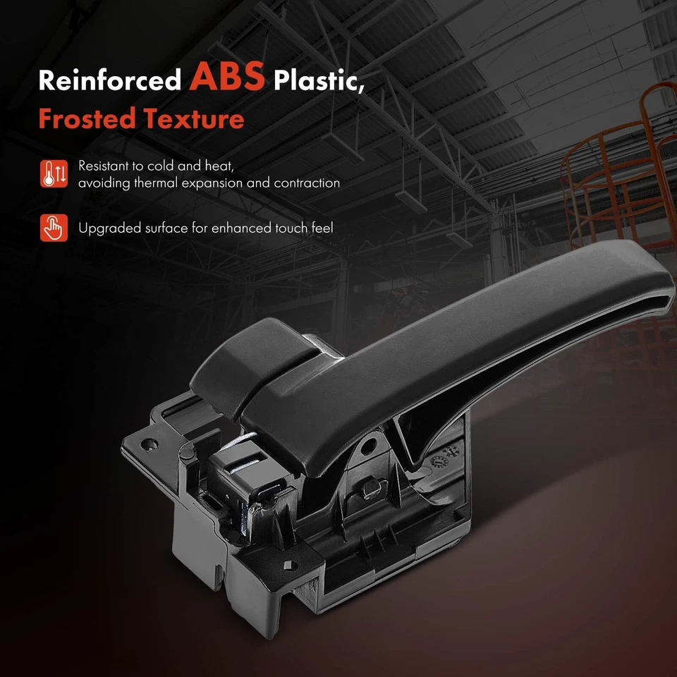 Manija de puerta interior negra lado derecho conductor delantero o trasero para Toyota Tundra Foto 3 de 4