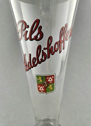Vecchio bicchiere da birra "Pils Adelshoffen", 5/20L - Foto 2 di 6
