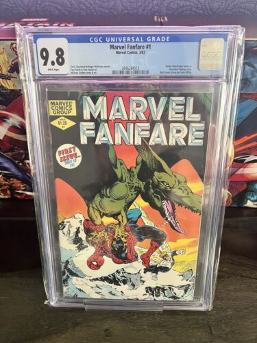 Marvel Fanfare #1 CGC 9.8 White Pages Spider-Man Cover 🔥 - Zdjęcie 1 z 2