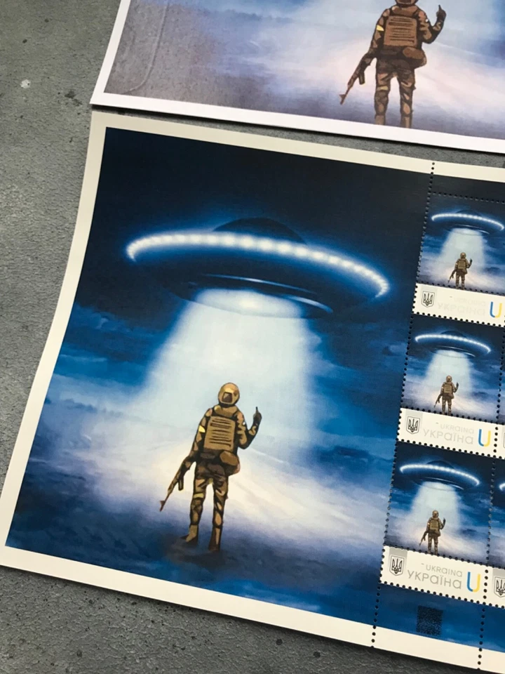 Novos selos UFO 🛸 vá para .. Ucrânia 19.04 2023 meteoros liridos ataque espacial - Imagem 4 de 4