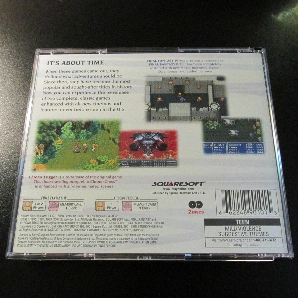 Final Fantasy Chronicles SONY PlayStation 1 2001 PS1 COMPLETE PRISTINE NEW MINT - Image 4 of 4