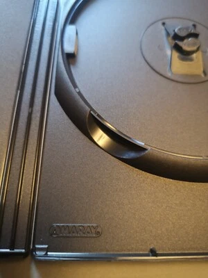 5 X PREMIUM AMARAY BLACK 14mm DVD CASES + FREE UK DELIVERY