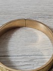 Antique Gold Filled Cuff Bracelet.  Flowers. — photo 6
