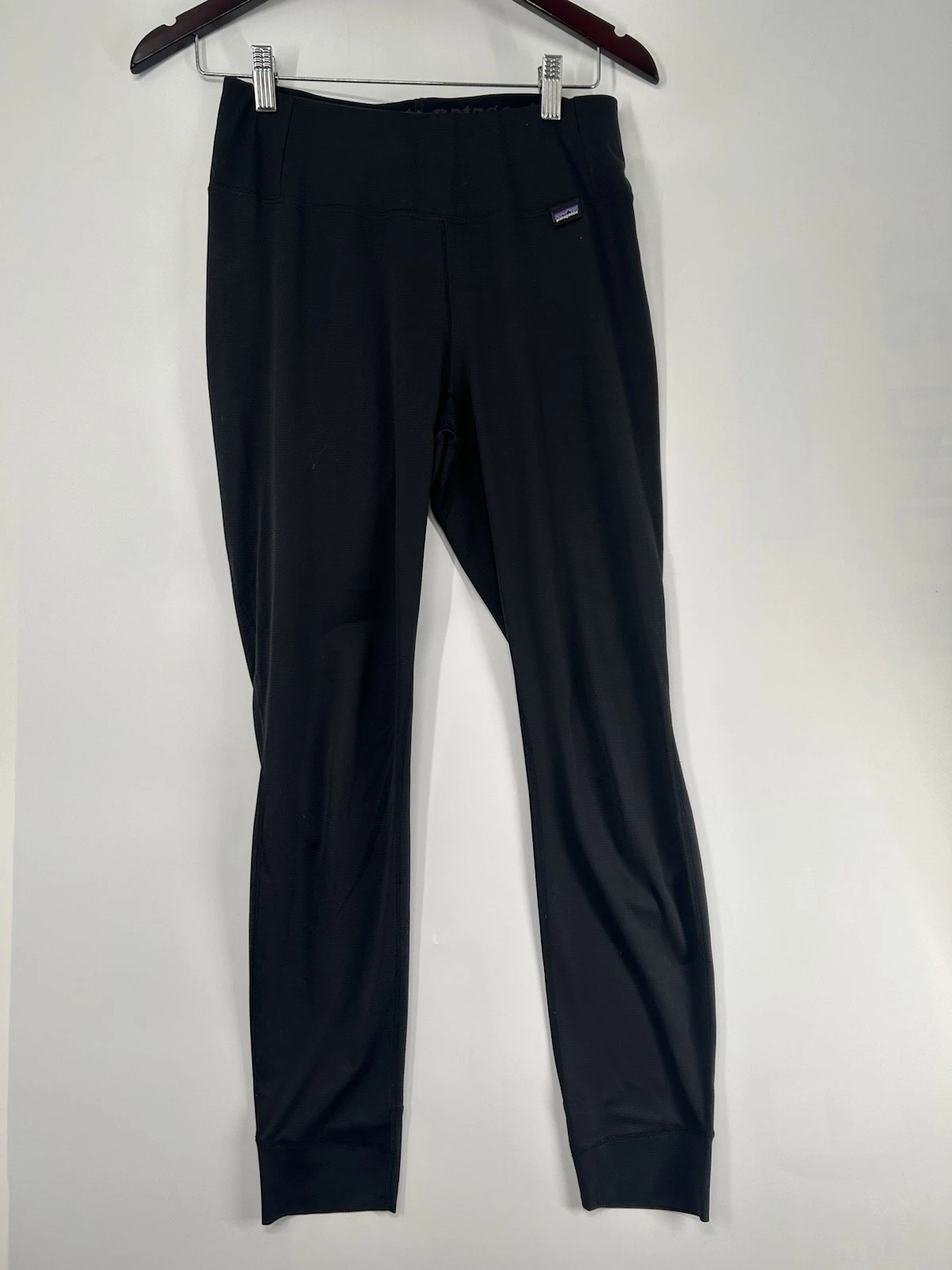 Patagonia Women's Black Capilene Midweight Baselayer Legging Pants Size Medium