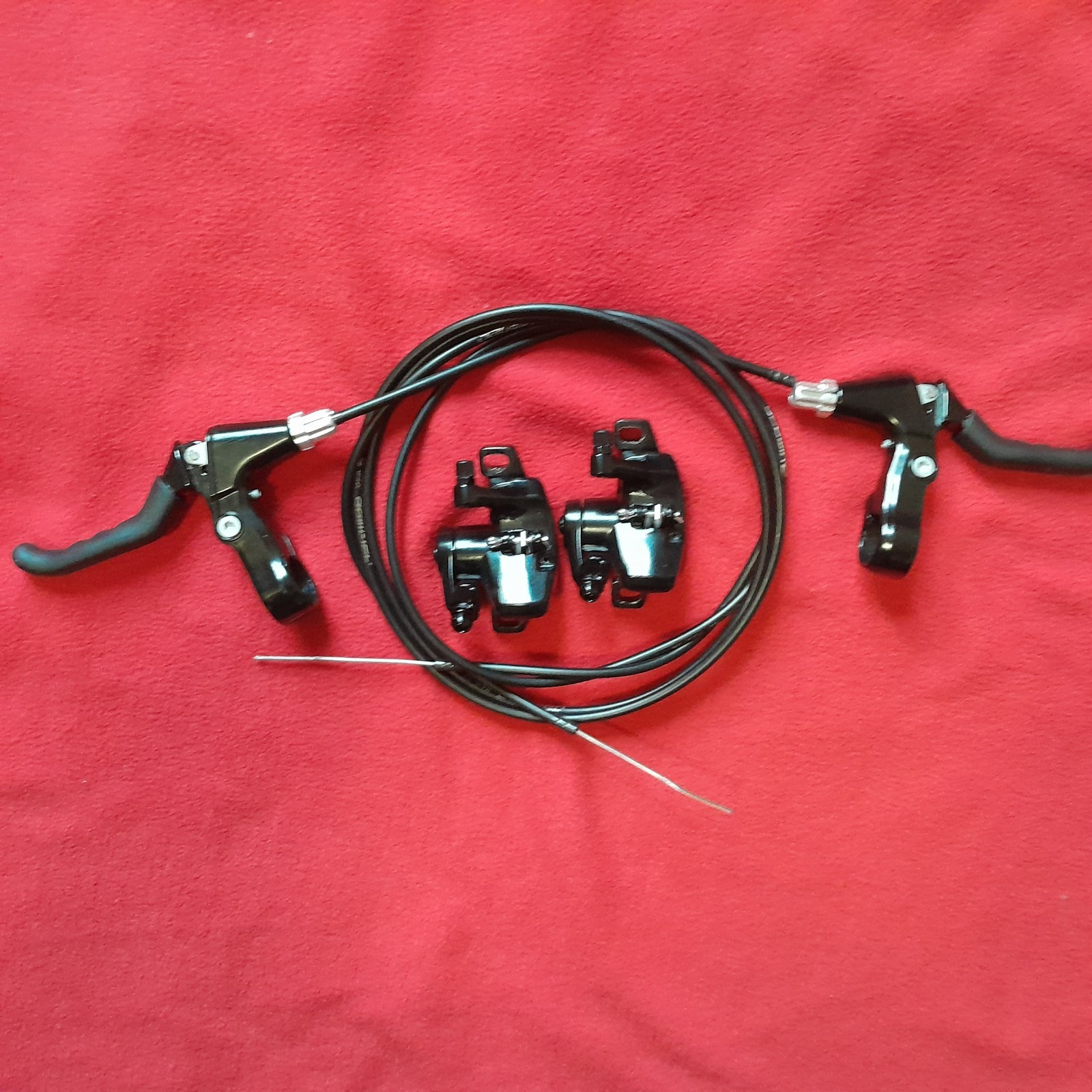 Complete Set of Alhonga Mechanical Disc Brakes Removed From 