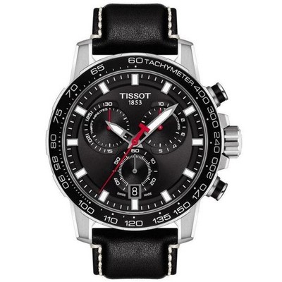 TISSOT Supersport Chrono T125.617.11.051.00 Quartz Black Dial Men's Watch 45mm