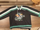 Guinness Ireland Lace-Up Hockey Jersey Breweriana Black Green White — photo 1