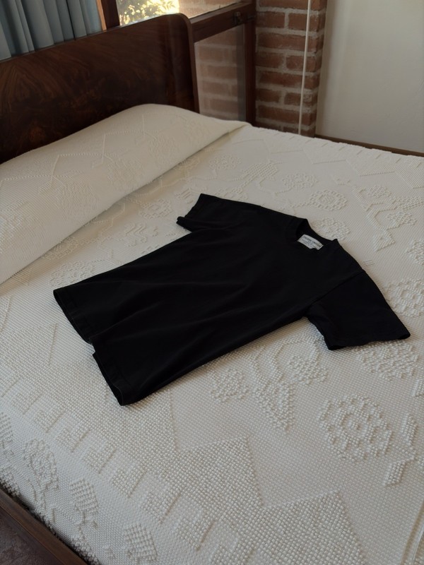 PIERRE CARDIN / Relax Series / Black Vintage Short Sleeve Tee T-shirt / Unisex