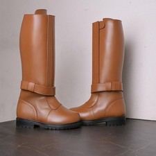 Obi-Wan Kenobi Style Boots | Brown Leather Jedi Cosplay Shoes for Adults