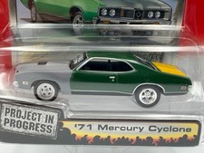 Johnny Lightning Project in Progress 1971 Mercury Cyclone, Green, 1:64, NIB