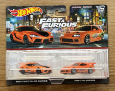 Hot Wheels Fast & Furious 2 Pack Toyota Supra 2021 GR Supra Orange Premium