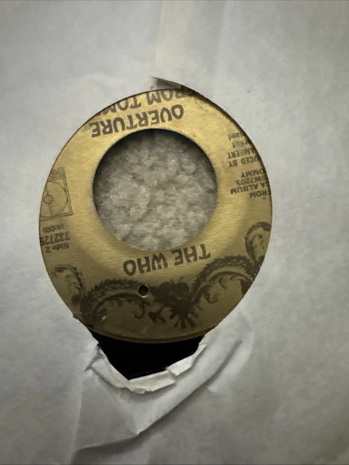 The Who See Me, Feel Me/Overture From Tommy 45 RPM LP Record - Image 3 of 4