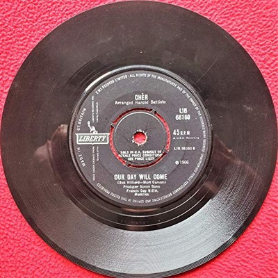 Cher - Bang Bang My Baby Shot Me Down - Used Vinyl Record 7 - G8100z