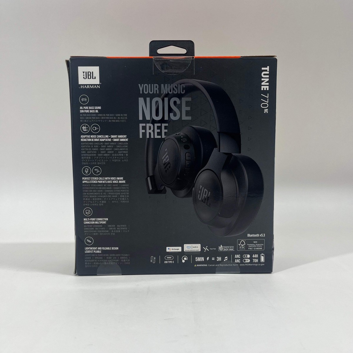 JBL Live 770NC Wireless Over-Ear Headphones Noise Cancelling