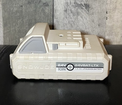 #ad #ad OEM Genuine Sun Joe Snow Joe 24VBAT LTX 1.5 AH Lithium Ion Battery Only Tested $25.00