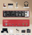 USB Interface for Beginners 24Bit/192kHz 48V Phantom Plug&Play Recording