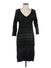 Catherine Malandrino Women Black Casual Dress L