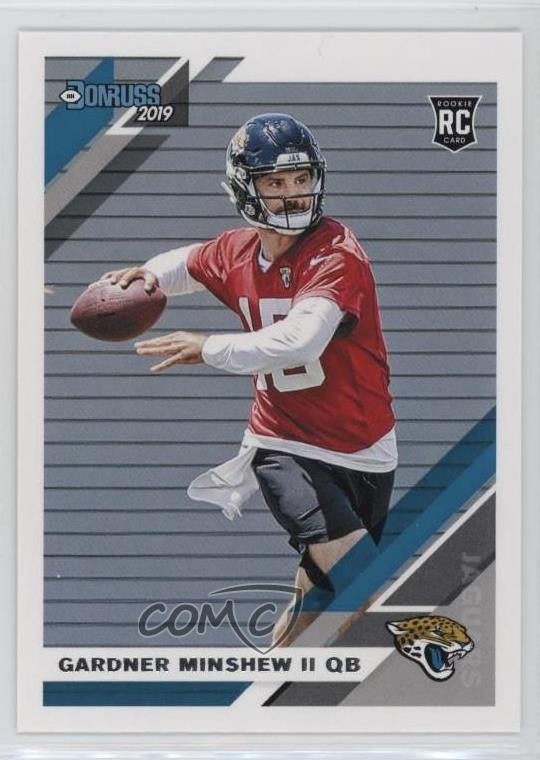 2019 Panini Donruss Rookies Gardner Minshew II #292 Rookie RC