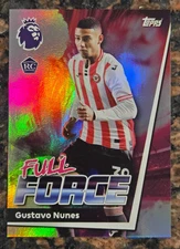 2025-26 Topps Premier League Full Force RC Brentford Gustavo Nunes #71