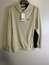 PUMA sweatshirt ESS Dynamic Hoodie color "desert dust". Size L